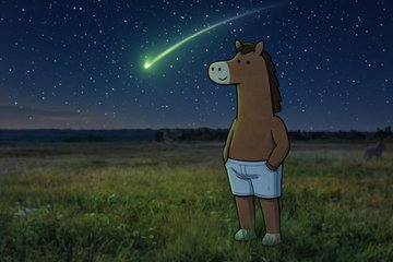 Centaur under shooting star